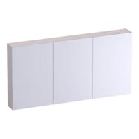 Brauer Impress Spiegelkast 140 cm - zonder Verlichting - Met 3 Dubbelzijdige Spiegeldeuren - Mat Zand