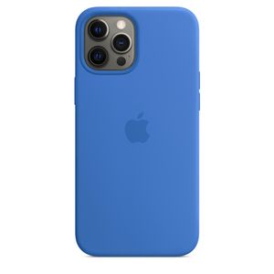 Apple origineel Silicone MagSafe Case iPhone 12 Pro Max Capri Blue - MK043ZM/A
