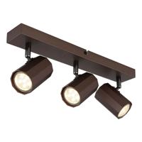 Globo Bronzen plafondlampJames 3-lichts - 57919-3