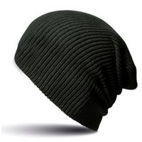 Softex beanie wintermuts in het zwart   - - thumbnail