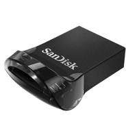 SanDisk Cruzer Ultra Fit™ USB-stick 256 GB Zwart SDCZ430-256G-G46 USB 3.2 Gen 1