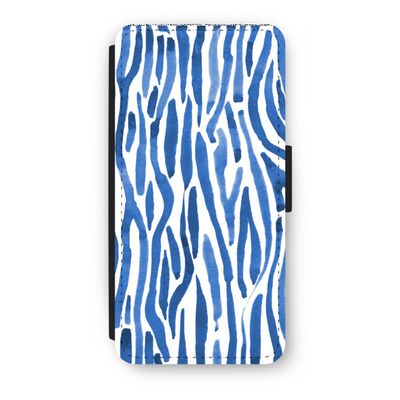 Blauwe nerven: iPhone 7 Flip Hoesje