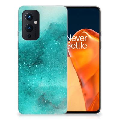 Smartphone hoesje OnePlus 9 Painting Blue