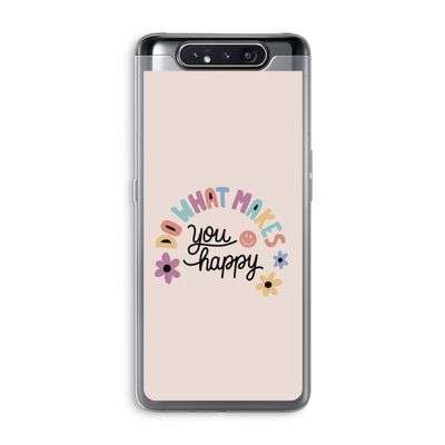 Happy days: Samsung Galaxy A80 Transparant Hoesje