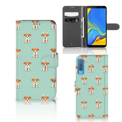Samsung Galaxy A7 (2018) | Telefoonhoesje | Met pasjeshouder | Pups Samsung Galaxy A7 (2018) | Telefoonhoesje | Met pasjeshouder | Pups