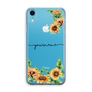 Zonnebloemen: iPhone XR Transparant Hoesje