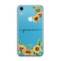 Zonnebloemen: iPhone XR Transparant Hoesje Zonnebloemen: iPhone XR Transparant Hoesje
