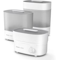 PHILIPS AVENT SCF291 / 00 Elektronische 4 in 1 sterilisator + Schotelmand - Wit