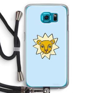 Kleine leeuw: Samsung Galaxy S6 Transparant Hoesje met koord