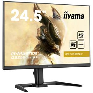 Iiyama G-Master Gold GB2590HSU-B5 LCD-monitor Energielabel E (A - G) 62.2 cm (24.5 inch) 1920 x 1080 Pixel 16:9 0.4 ms HDMI, DisplayPort, Hoofdtelefoon (3.5 mm