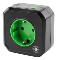Tijdschakelaar stopcontact instelbaar 15 minuten, 30minuten, 1 uur, 2 uur, 4 uur, en 8 uur.