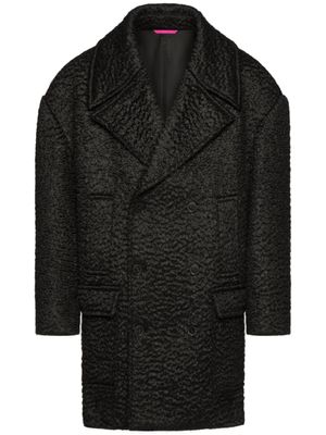 Valentino Garavani manteau à boutonnière croisée - Noir