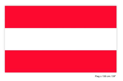 Vlag Oostenrijk - 90x150 cm