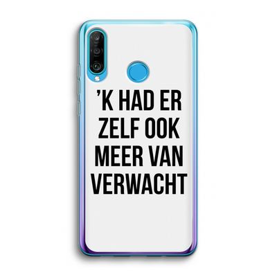 Meer verwacht: Huawei P30 Lite Transparant Hoesje