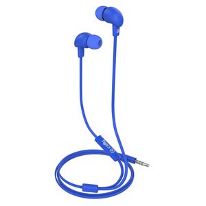 Celly UP600BL hoofdtelefoon/headset Bedraad In-ear Oproepen/muziek Blauw