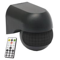 LED&apos;s Light 2-in-1 Bewegingsmelder met Afstandsbediening - Detecteert schemer en beweging - Zwart