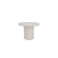 Tower Living Ronde Bijzettafel 'Mello' 60cm, kleur Wit