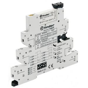 Finder 39.81.0.012.0060 Koppelrelais 12 V/DC, 12 V/AC 6 A 1x wisselcontact Tray 1 stuk(s)