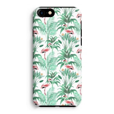 Flamingo bladeren: iPhone 8 Tough Case