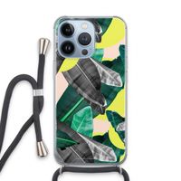 Fantasie jungle: iPhone 13 Pro Transparant Hoesje met koord