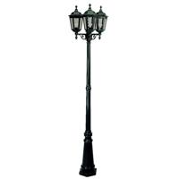 KS Verlichting Klassieke buitenlampAncona 3-lichts - zwart - 7233