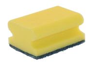 Luva Schuurspons met greep geel / groen ca. 9