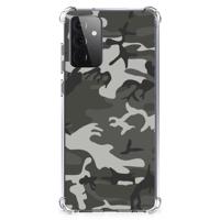 Samsung Galaxy A72 4G/5G Doorzichtige Silicone Hoesje Army Light