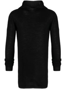 Rick Owens hooded virgin wool jumper - Noir