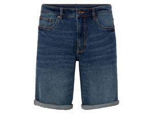 Heren jeansshort (54, Blauwe denim)