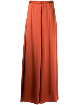 VOZ pantalon ample à taille haute - Rouge