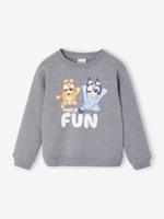 BLUEY® sweater voor jongens en meisjes gemêleerd grijs