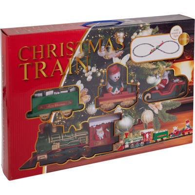 Kersttrein - 39-delig - met muziek en verlichting - 698?cm - kerstboom trein
