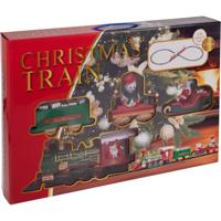 Kersttrein - 39-delig - met muziek en verlichting - 698?cm - kerstboom trein