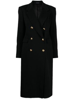Tagliatore manteau croisé Meryl à fini feutré - Noir