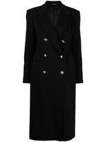 Tagliatore manteau croisé Meryl à fini feutré - Noir