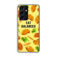 Eat Balanced: Samsung Galaxy S21 Ultra Transparant Hoesje