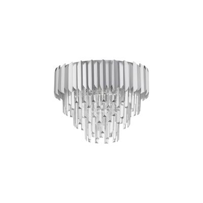 Lyora PlafondlampMagnolia chroom en kristal Ø 50cm - 9824072