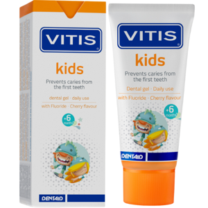 Vitis Kids Cherry Gel Tandpasta - 50 ml