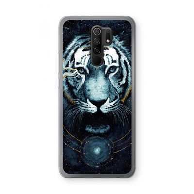 Darkness Tiger: Xiaomi Redmi 9 Transparant Hoesje