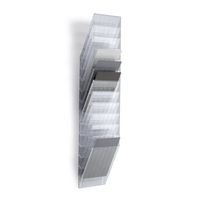 Durable Flexiboxx folderhouder - 111,5 x 24 x 13,5 cm - Transparant - 12 staande A4 vakken