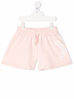 Kenzo Kids short à logo imprimé - Rose