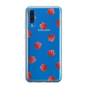 Framboosjes: Samsung Galaxy A50 Transparant Hoesje