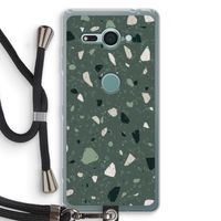 Terrazzo N°19: Sony Xperia XZ2 Compact Transparant Hoesje met koord