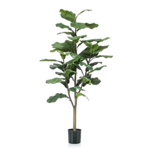 Emerald kunstplant vioolbladplant 120 cm