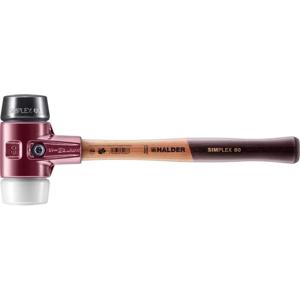 Halder SIMPLEX 3027 Hamer met verwisselbare doppen rubber/superplastic 405x150x60mm - 3027.060