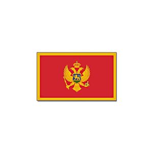 Gevelvlag/vlaggenmast vlag Montenegro 90 x 150 cm   -