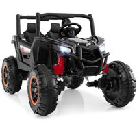 24V Kinder-Ride-on UTV Elektrische Auto met 4 x 100 W Sterke Motoren Afstandsbediening Hoge/Lage Snelheid Muziek 2-Zits Speelgoedauto voor Kinderen vanaf 3 Jaar