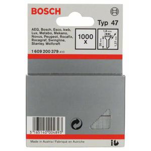 Spijker type 47, 1,8 x 1,27 x 26 mm 1000 stuk(s) Bosch Accessories 1609200379 Afm. (l x b) 26 mm x 1.8 mm