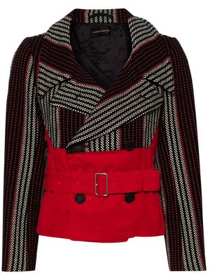 Comme Des Garçons Pre-Owned veste à boutonnière croisée (2001) - Rouge