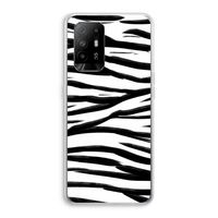 Zebra pattern: Oppo A95 5G Transparant Hoesje